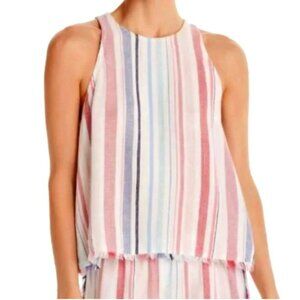 Bella Dahl Women's Florence Fray Hem Swing Tank - M